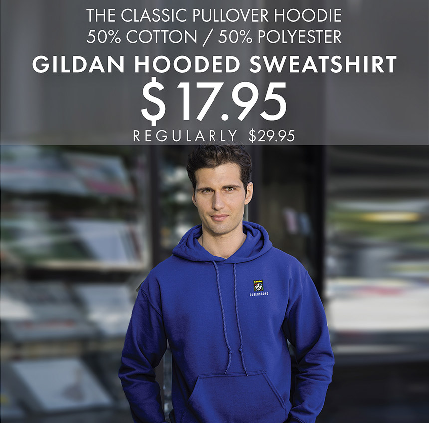 Custom Embroidered Gildan Hooded Sweatshirts