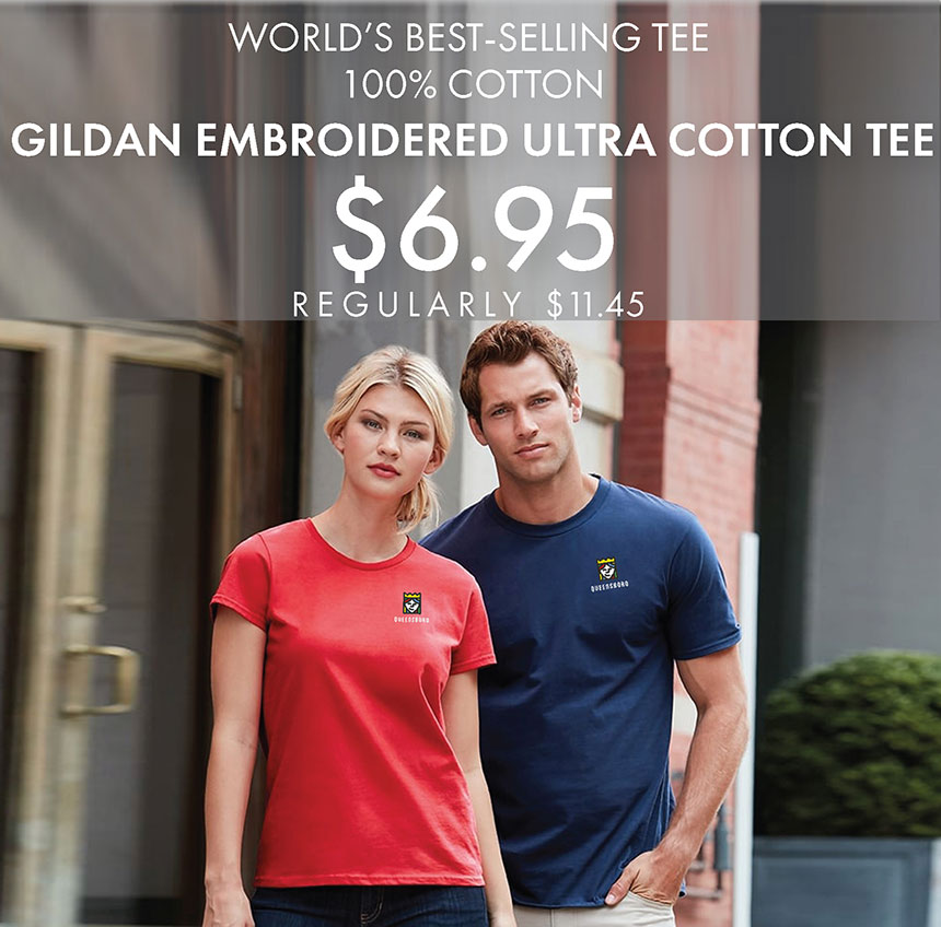 Custom Embroidered Gildan Ultra Cotton Tees