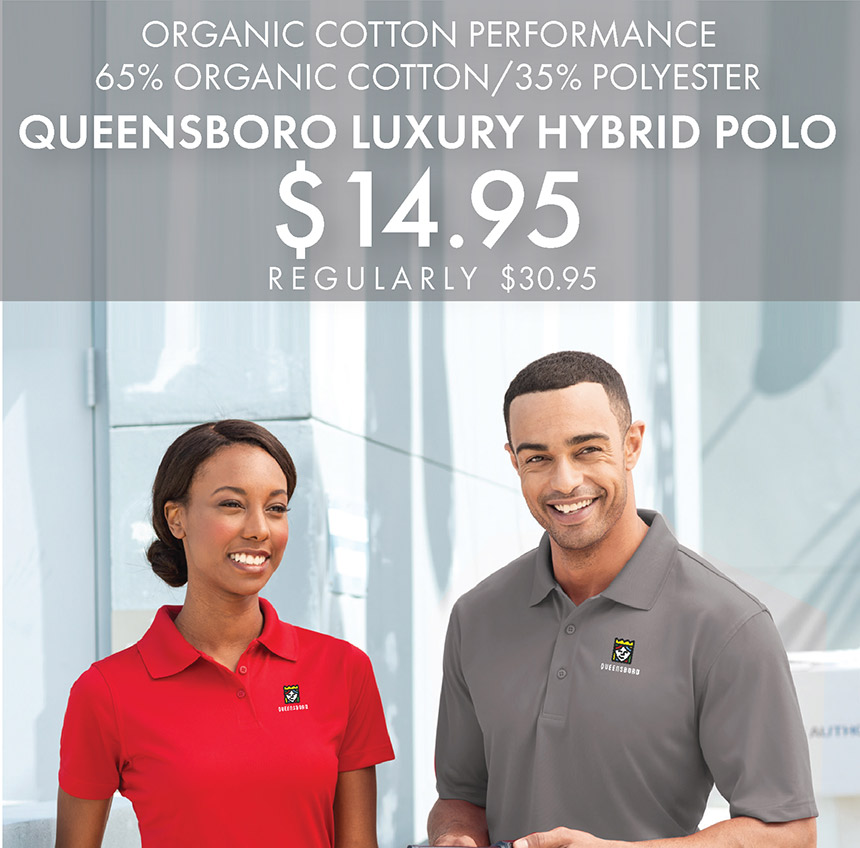 Custom Embroidered Queensboro Luxury Hybrid Polos