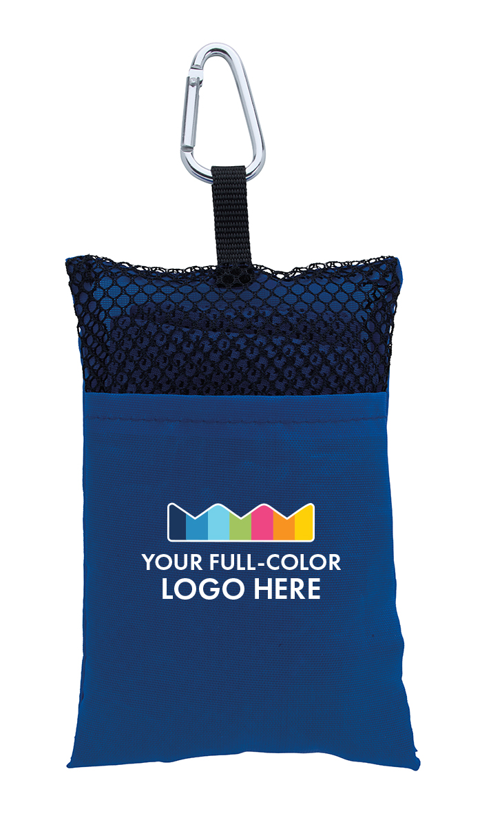 Full Color Print Cooling Towel In Pouch