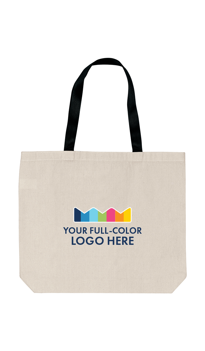 Full Color Cotton Printed Shoulder Tote Bag