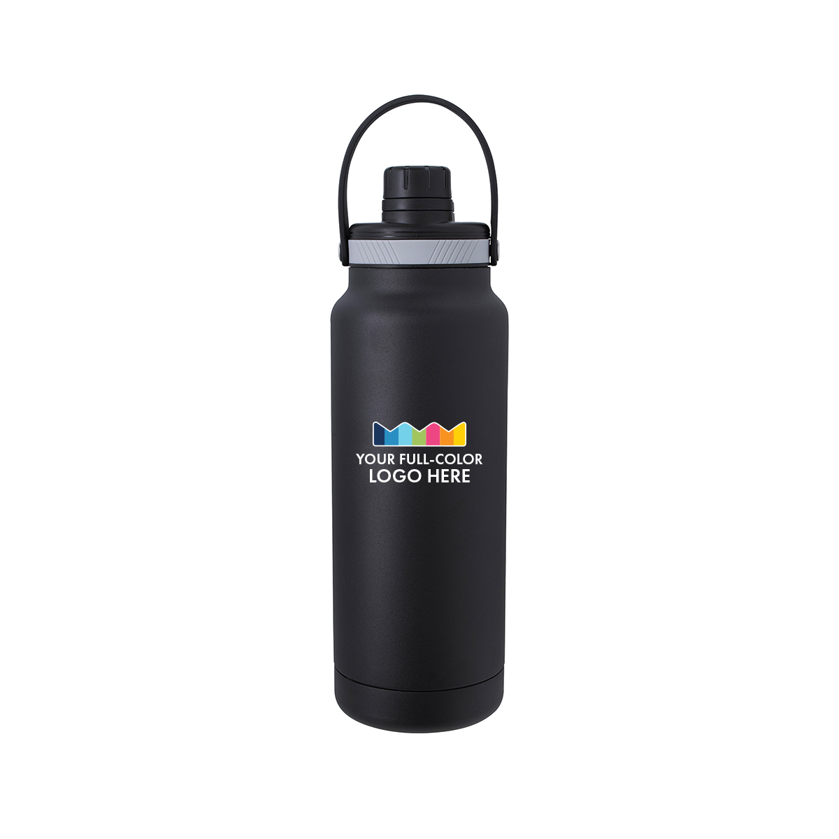Full Color Print 33 Oz Vacuum Sport Bottle with Hanger