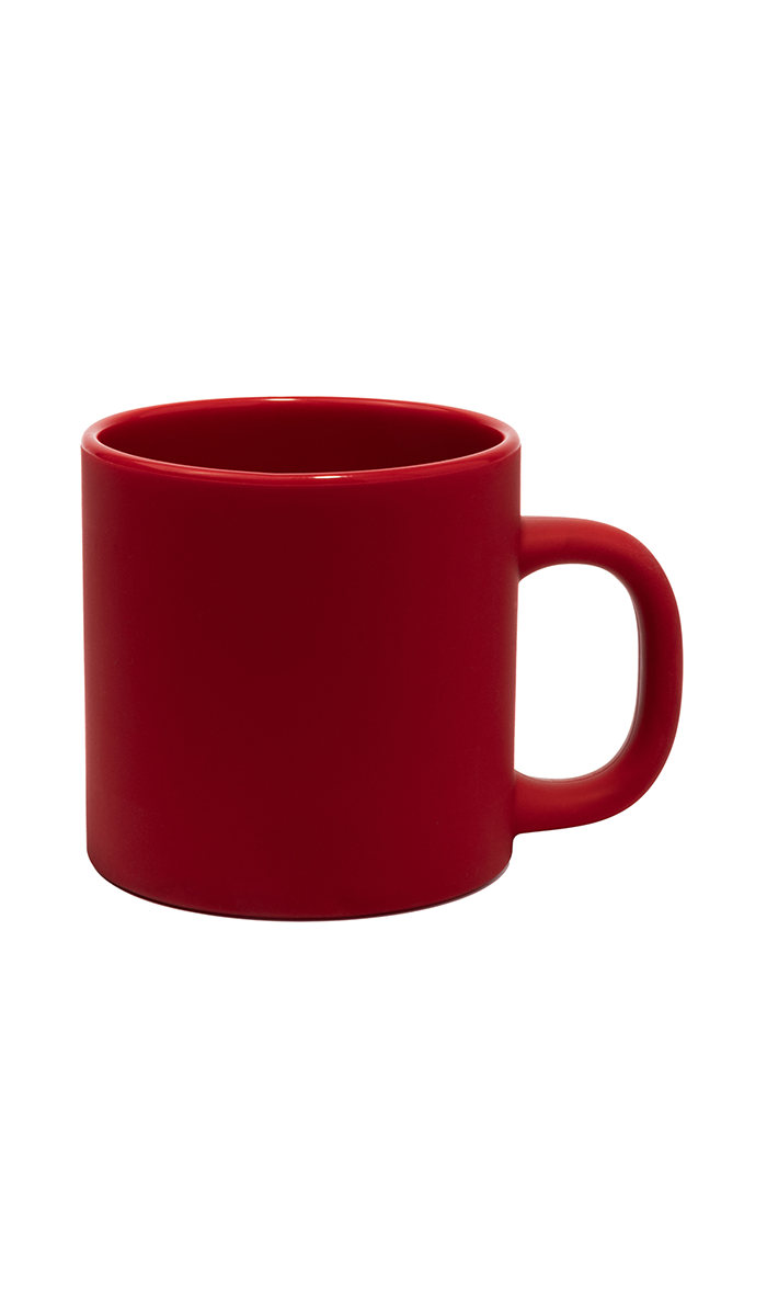 Customized Silipint Silicone 16 oz Coffee Mug Classic Red
