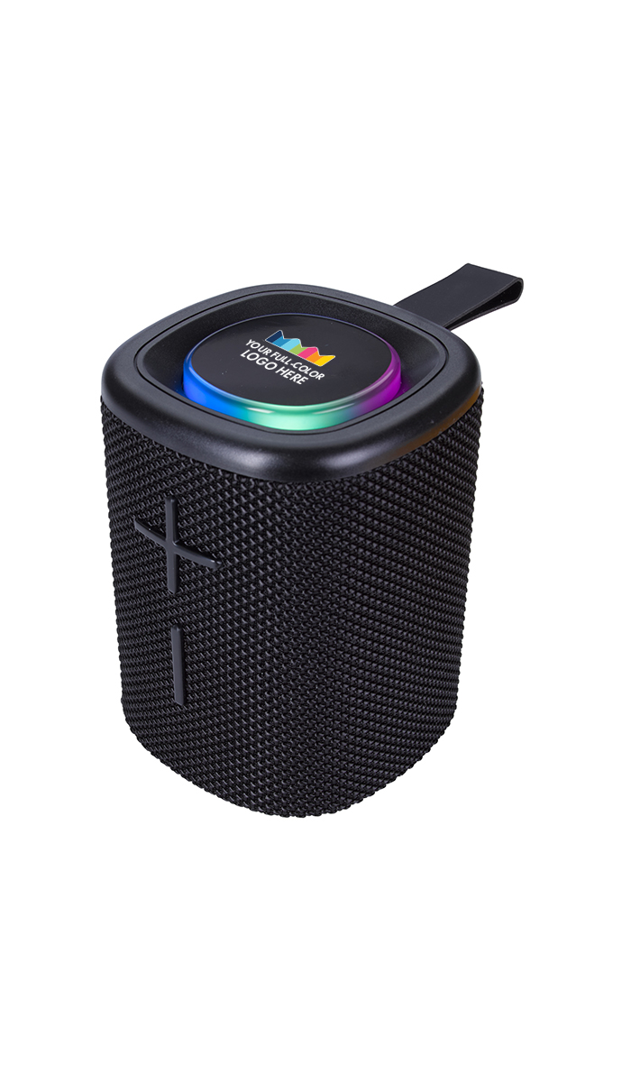 Aqua Glow Full Color Print Water-Resistant Bluetooth Speaker