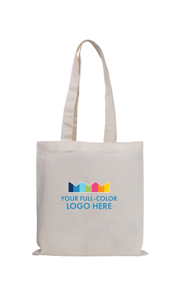 Natural Magazine Full Color Printed Economy Tote