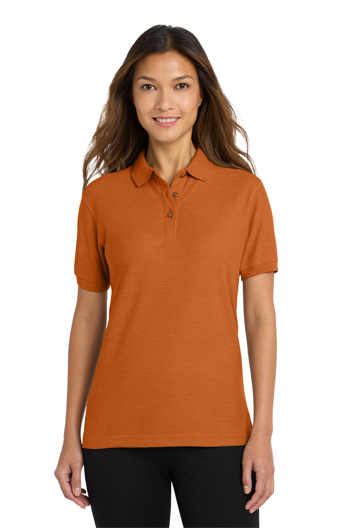 Port Authority Embroidered Women's Silk Touch Pique Polo