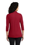 Port Authority Embroidered Women's Silk Touch 3/4 Sleeve Pique Polo Thumb