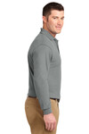 Port Authority Embroidered Long Sleeve Silk Touch Sport Shirt Thumb