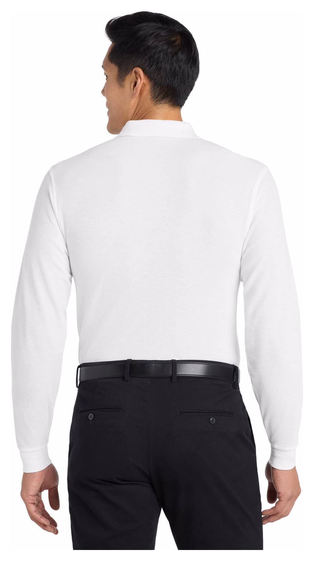 Port Authority Embroidered Silk Touch Long Sleeve Polo