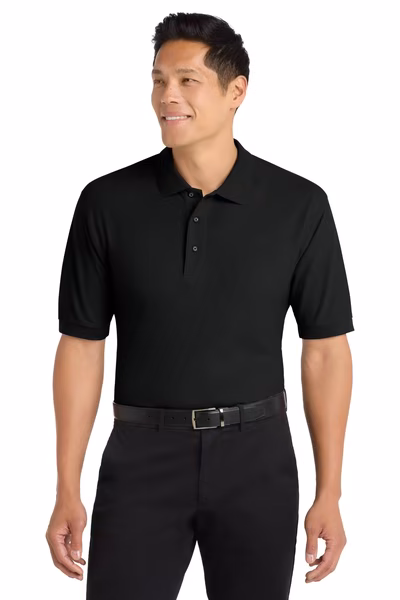 Port Authority Embroidered Men's Silk Touch Pique Polo