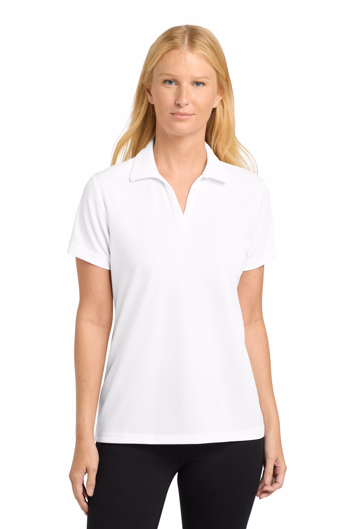 Sport-Tek Embroidered Women's 100% Performance RacerMesh Polo Image - Sport-Tek Ladies RacerMesh Polo
