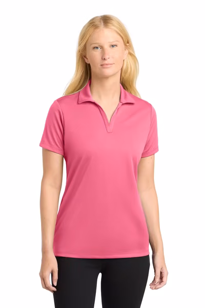Sport-Tek Embroidered Women's 100% Performance RacerMesh Polo