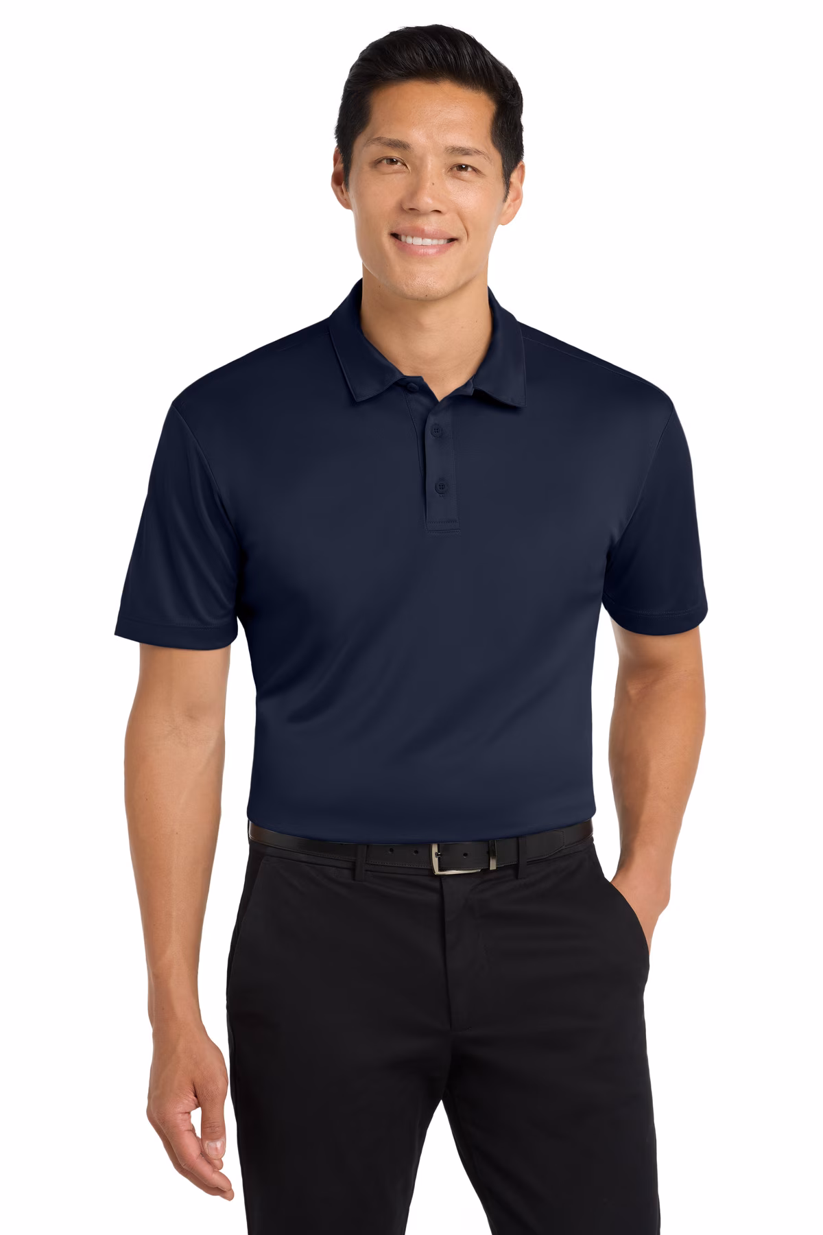 Port Authority Embroidered Men's Tall Silk Touch Performance Polo Image - Port Authority Tall Silk Touch Performance Polo