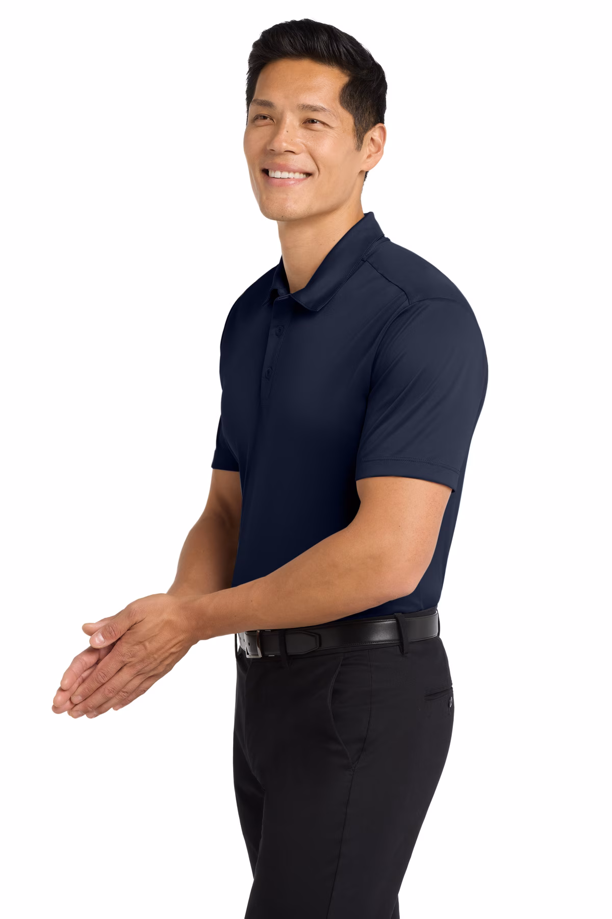 Port Authority Embroidered Men's Tall Silk Touch Performance Polo