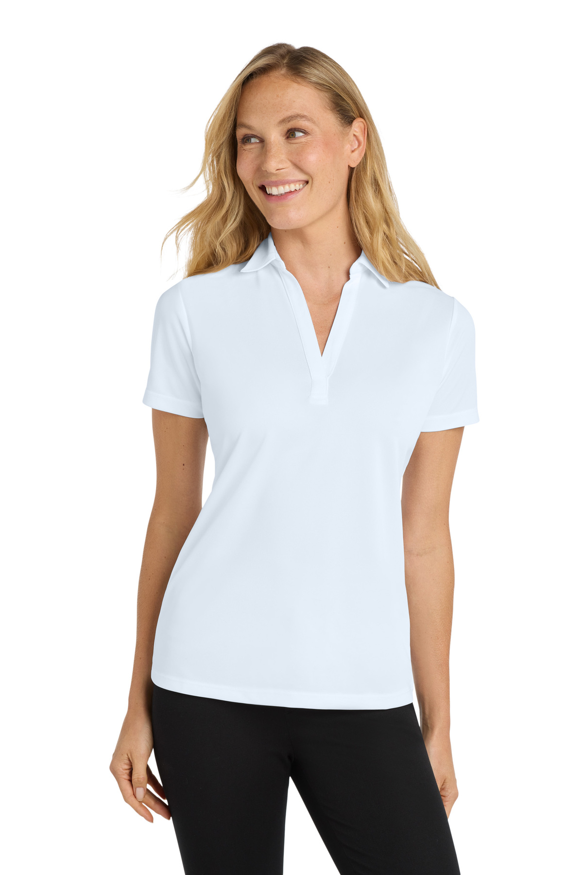 Port Authority Embroidered Women's Silk Touch Performance Polo Image - Port Authority Ladies Silk Touch Performance Polo