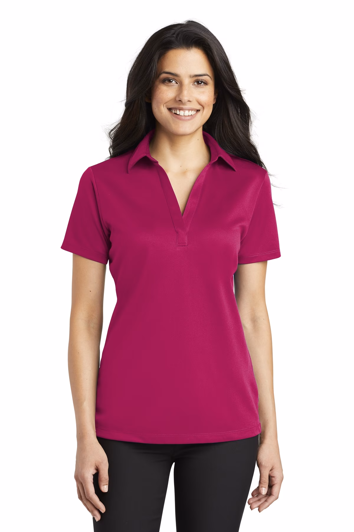 Port Authority Embroidered Women's Silk Touch Performance Polo