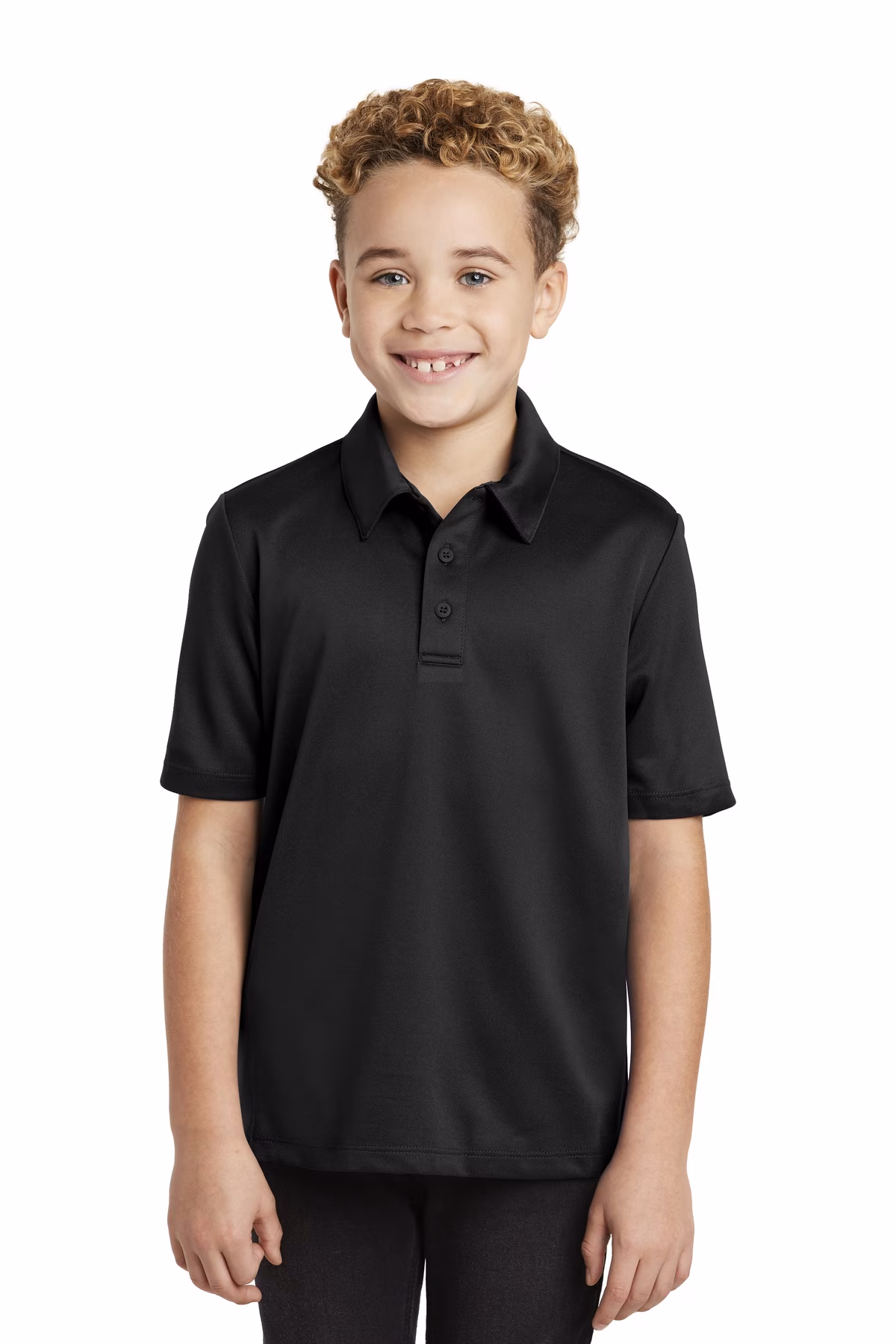 Port Authority Embroidered Youth Silk Touch Performance Polo