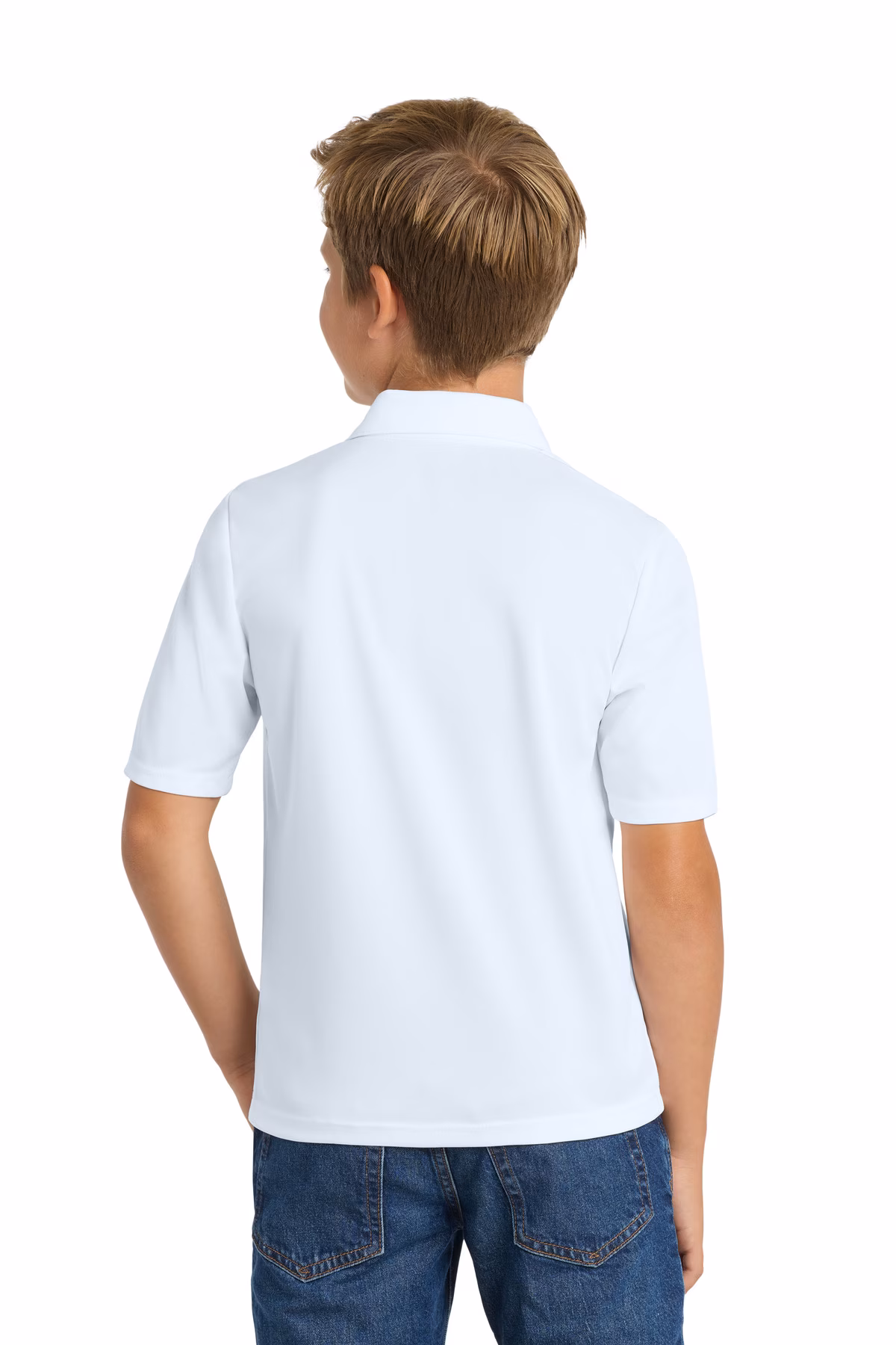 Port Authority Embroidered Youth Silk Touch Performance Polo