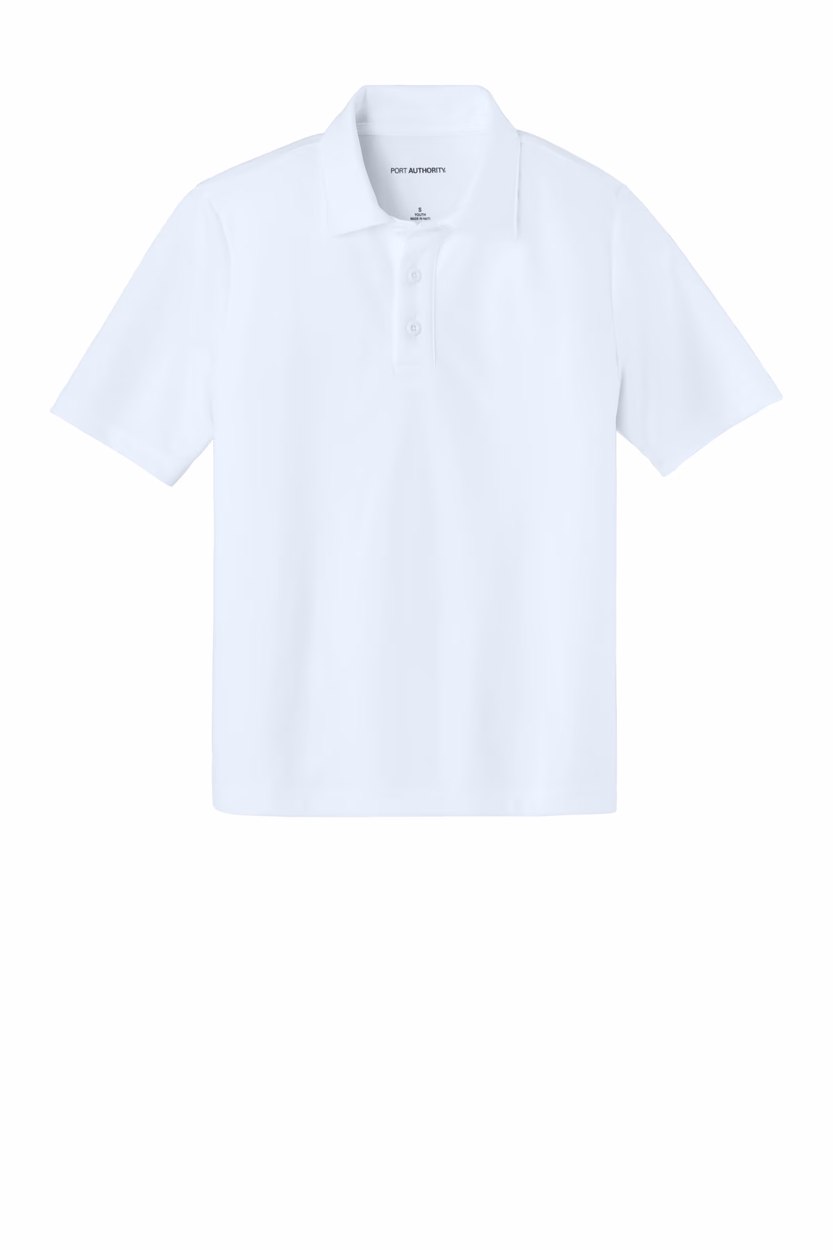 Port Authority Embroidered Youth Silk Touch Performance Polo