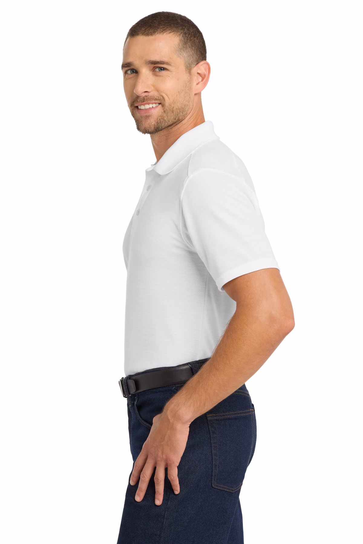 Port Authority Embroidered Men's EZPerformance Pique Polo
