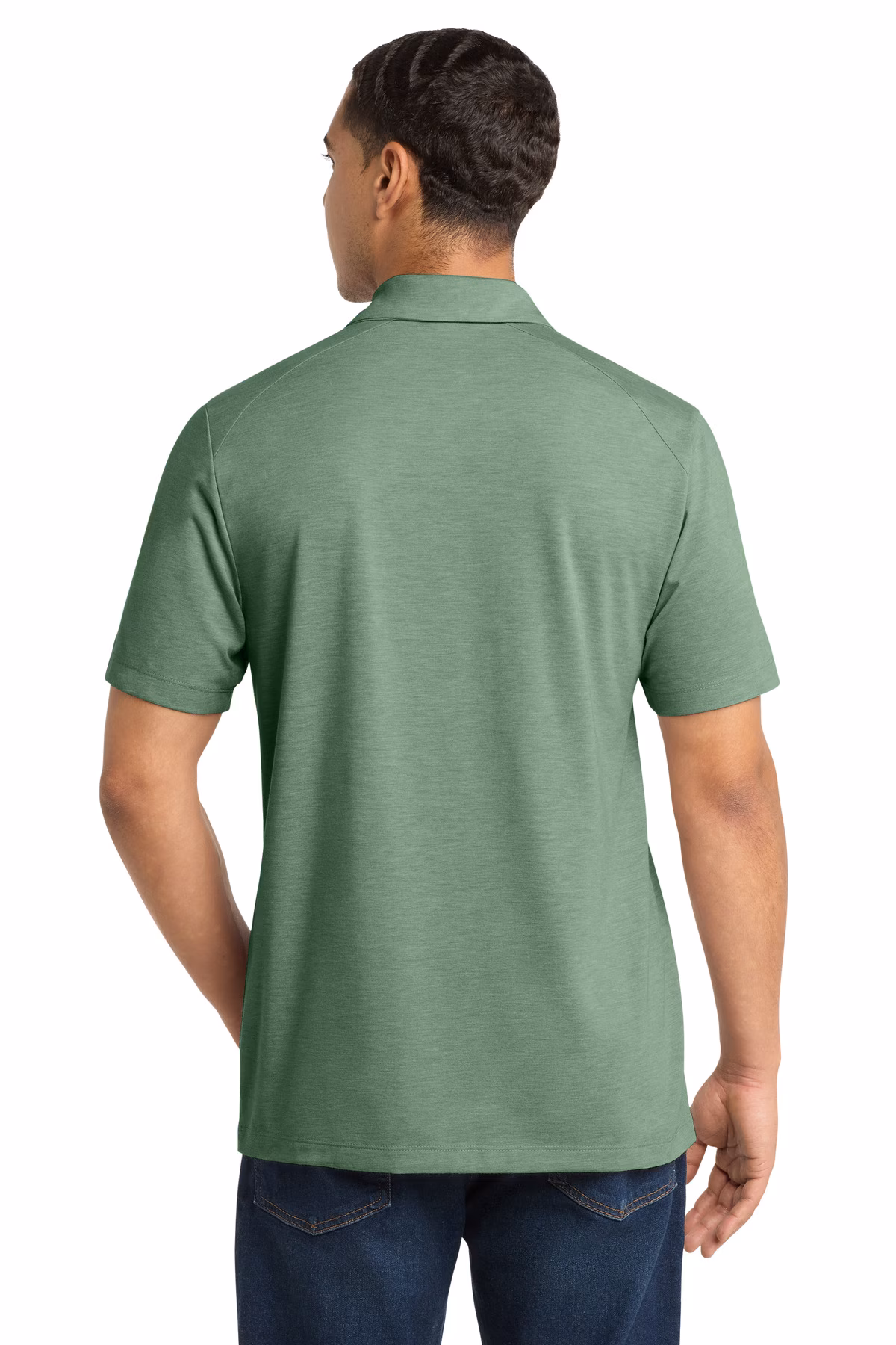 Sport-Tek Embroidered Men's PosiCharge Tri-Blend Wicking Polo