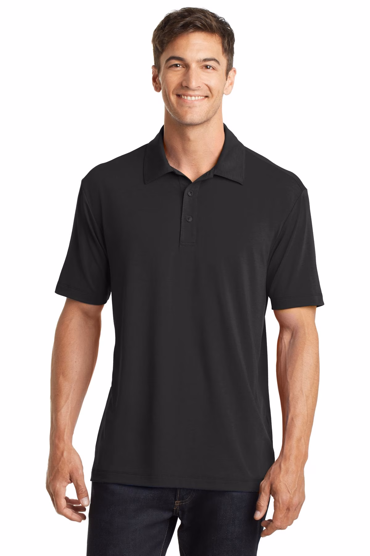 Port Authority Embroidered Men's Comfort Touch Performance Polo Image - Port Authority Embroidered Men's Comfort Touch Performance Polo
