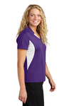Sport-Tek Embroidered Women's Side Blocked Micropique Sport-Wick Polo Thumb