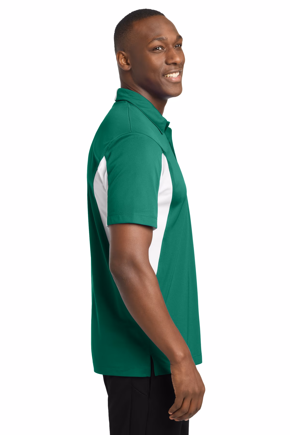 Sport-Tek Embroidered Men's Side Blocked Micropique Sport-Wick Polo