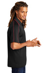 Sport-Tek Embroidered Men's Micropique Sport-Wick Piped Polo Thumb