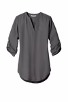Port Authority Embroidered Women's 3/4-Sleeve Tunic Blouse Thumb