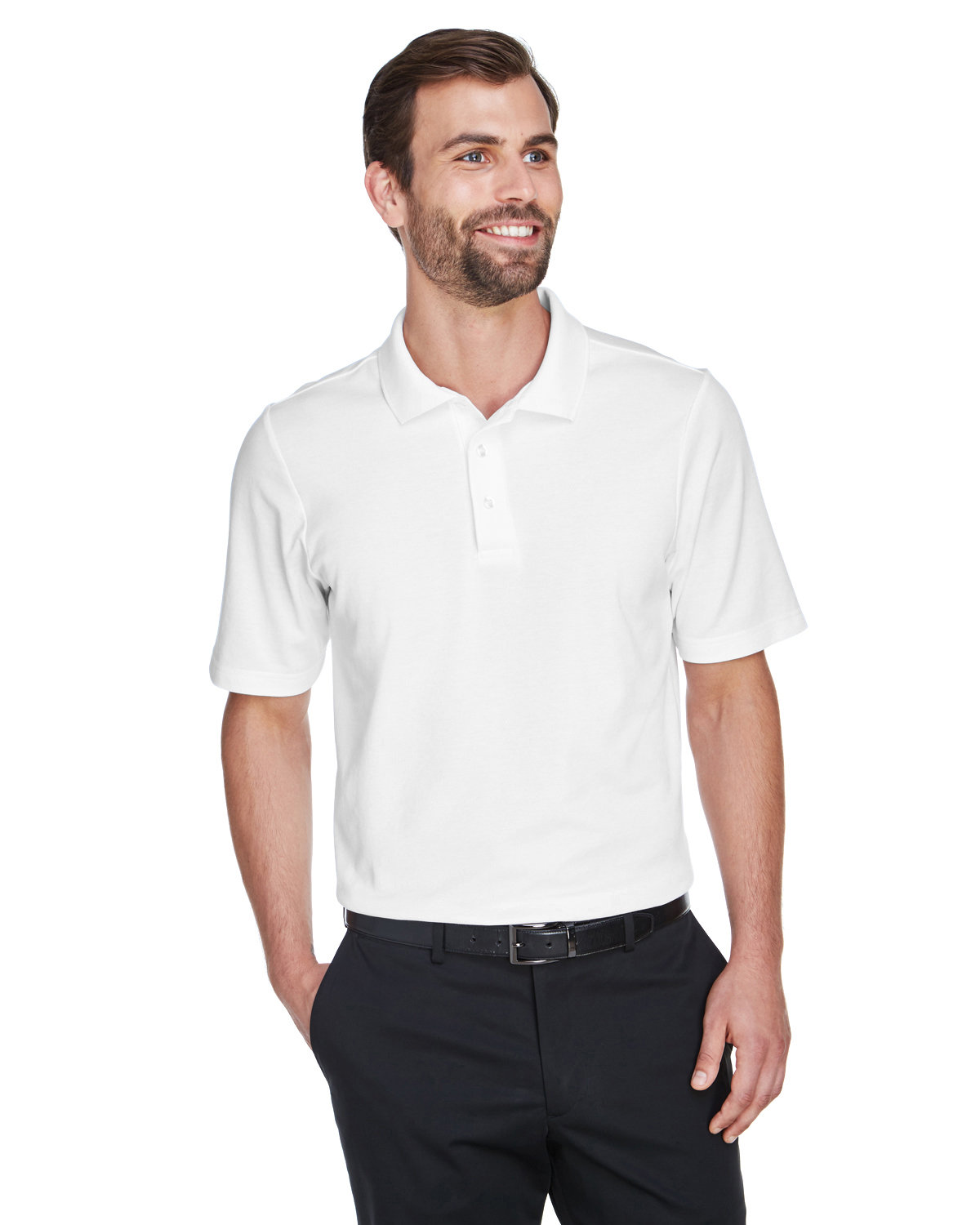 Queensboro Embroidered Men's Luxury Hybrid Jersey 2.0 Polo
