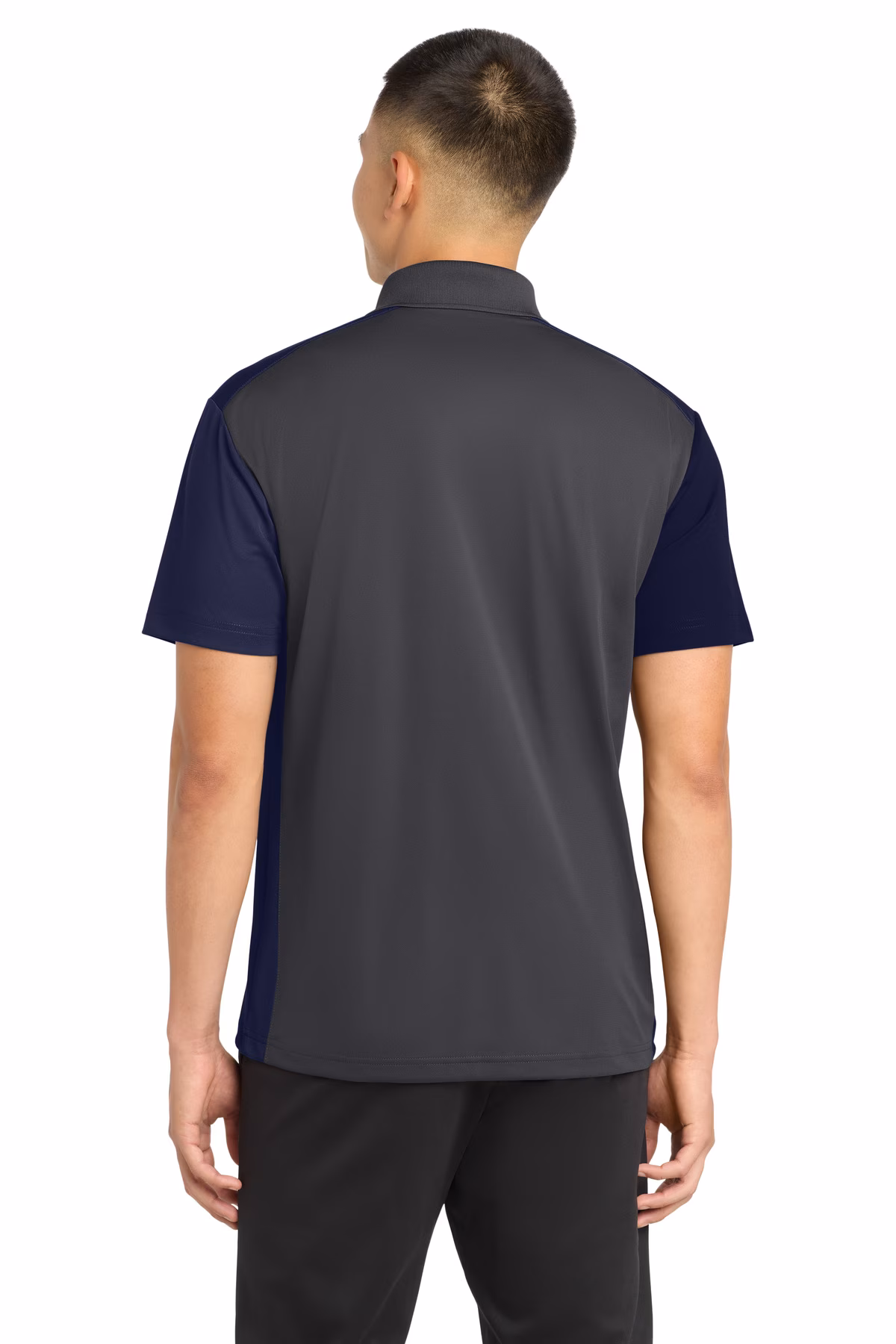 Sport-Tek Embroidered Men's Colorblock Micropique Sport-Wick Polo