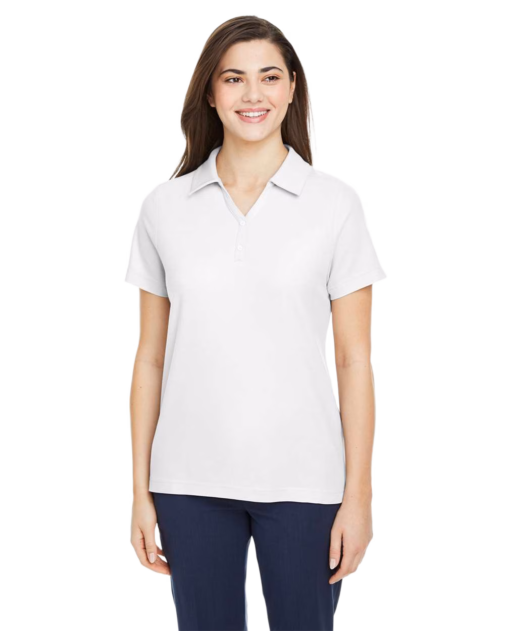 Core 365 Embroidered Women's Fusion ChromaSoft Pique Polo Image - Core 365 Embroidered Women's Fusion ChromaSoft Pique Polo