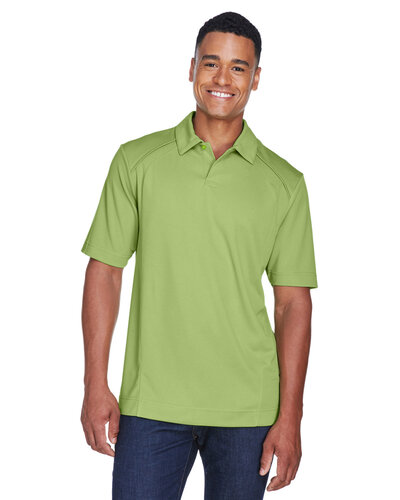 North End Embroidered Men's Recycled Polyester Performance Pique Polo