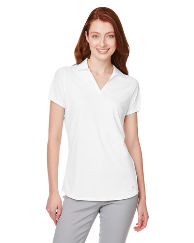 Puma Embroidered Women's Cloudspun Free V-Neck Polo