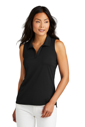 TravisMathew Embroidered Women's Coto Sleeveless Performance Polo Image - TravisMathew Embroidered Women's Coto Sleeveless Performance Polo
