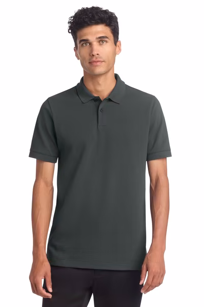 Mercer+Mettle Embroidered Men's Stretch Heavyweight Pique Polo