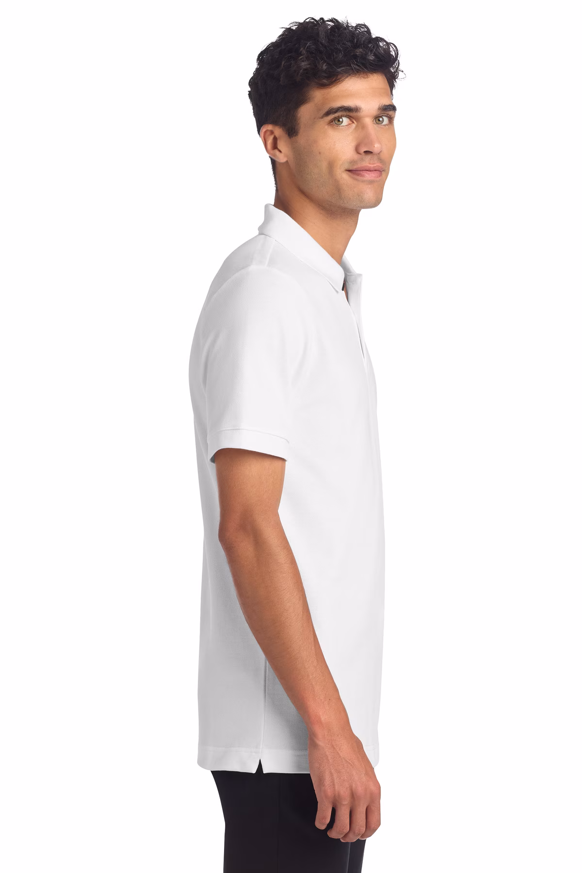Mercer+Mettle Embroidered Men's Stretch Heavyweight Pique Polo