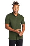 Mercer+Mettle Embroidered Men's Stretch Full-Button Polo Thumb