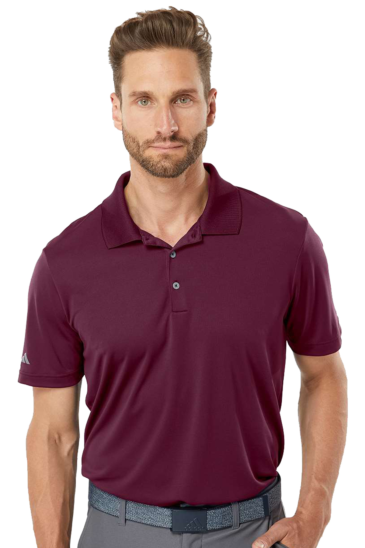 Adidas Embroidered Men's Performance Polo Polos Queensboro