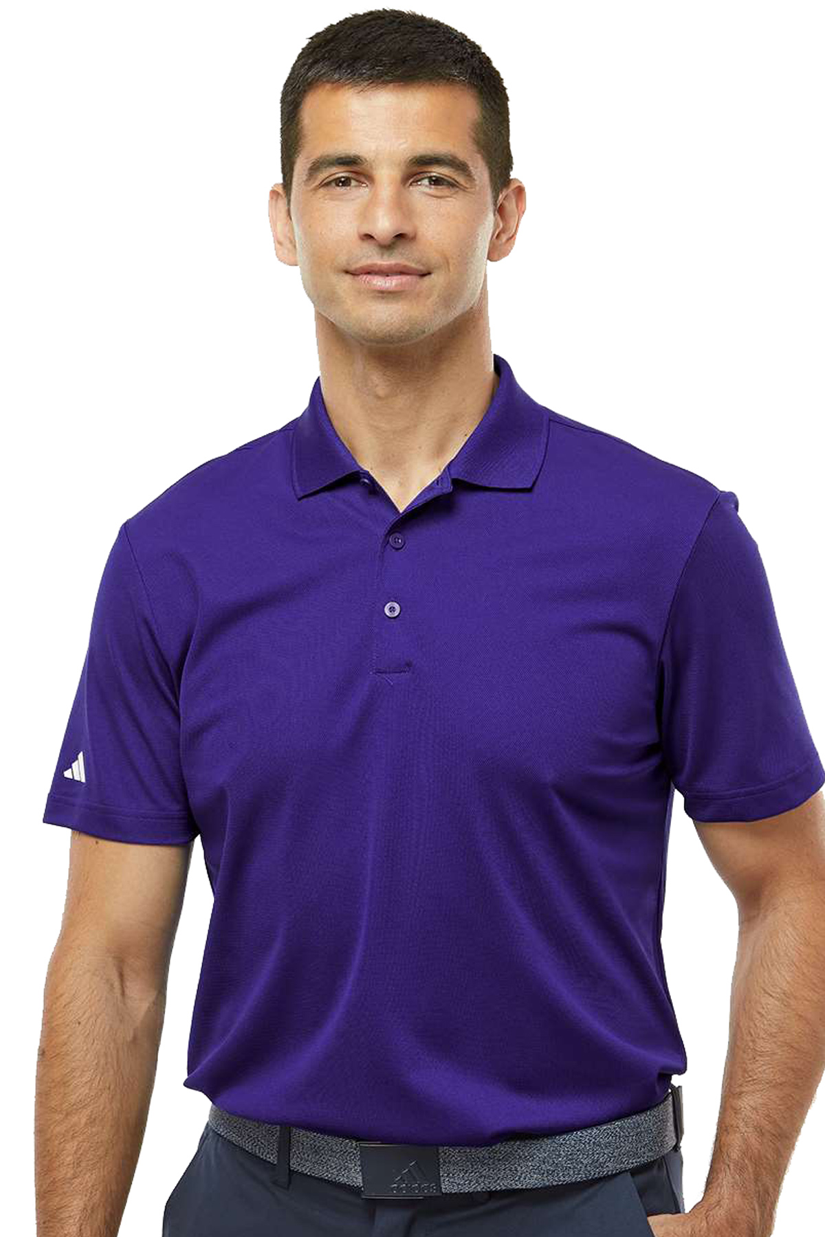 Adidas Embroidered Men's Basic Sport Polo Queensboro