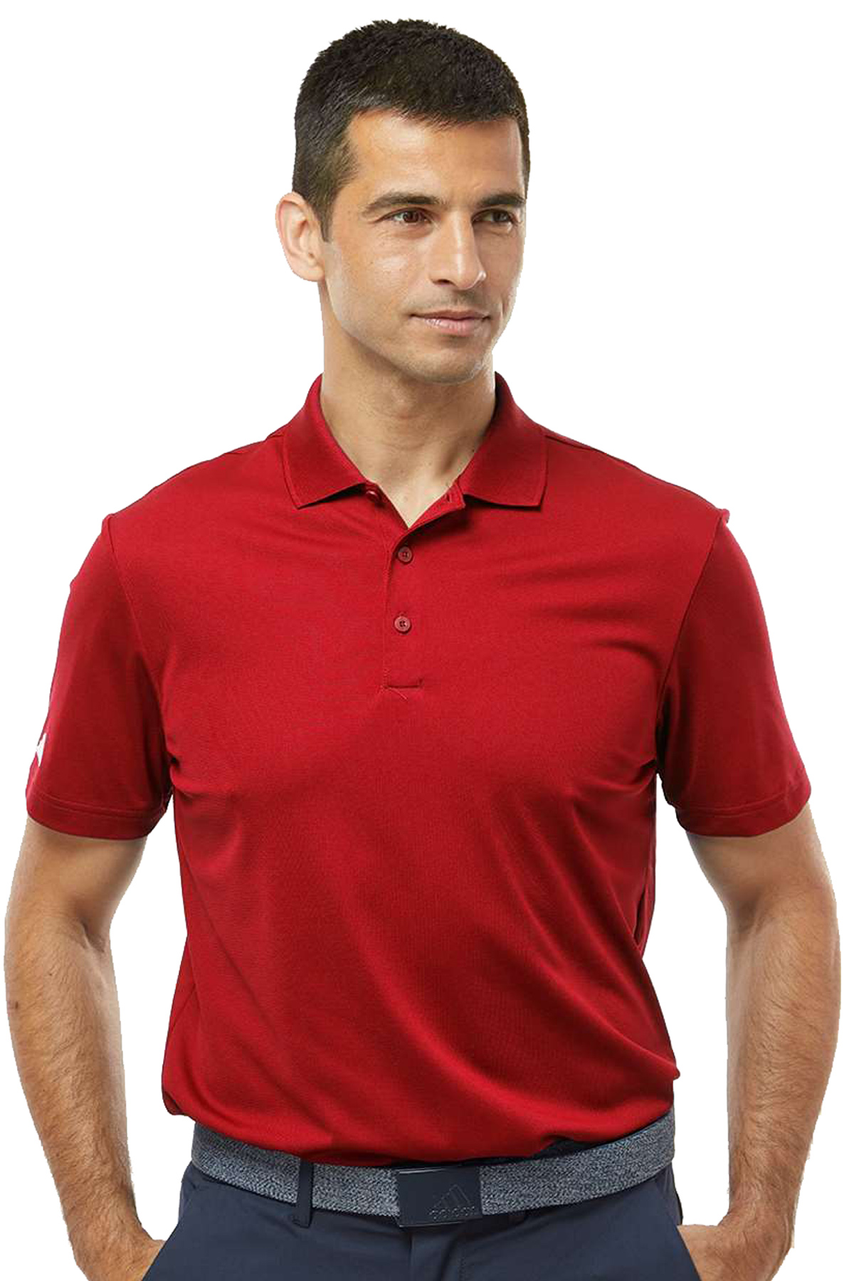 Adidas Embroidered Men's Basic Sport Polo Queensboro