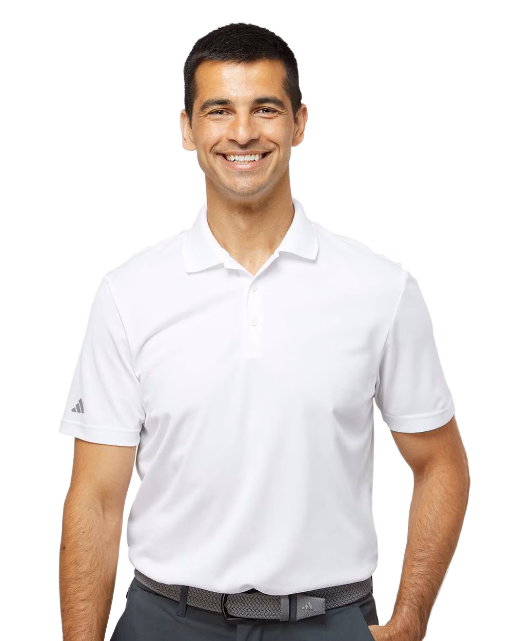 Adidas Embroidered Men's Basic Sport Polo Image - Adidas Embroidered Men's Basic Sport Polo
