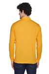 CORE 365 Embroidered Men's Pinnacle Performance Long-Sleeve Pique Polo Thumb