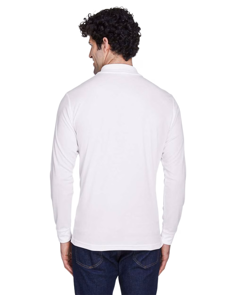 CORE 365 Embroidered Men's Pinnacle Performance Long-Sleeve Pique Polo