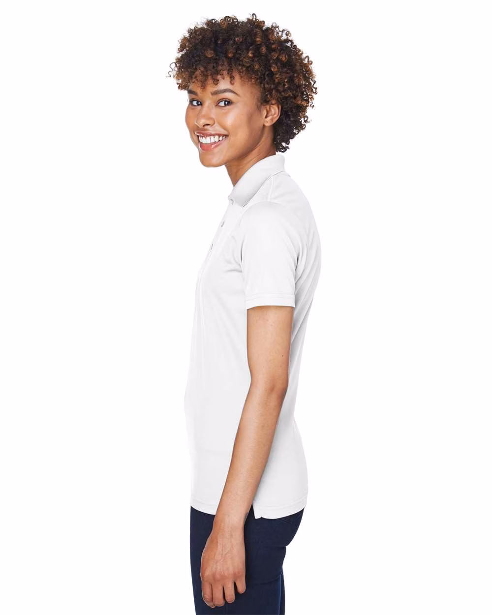UltraClub Embroidered Women's Cool & Dry Mesh Pique Polo