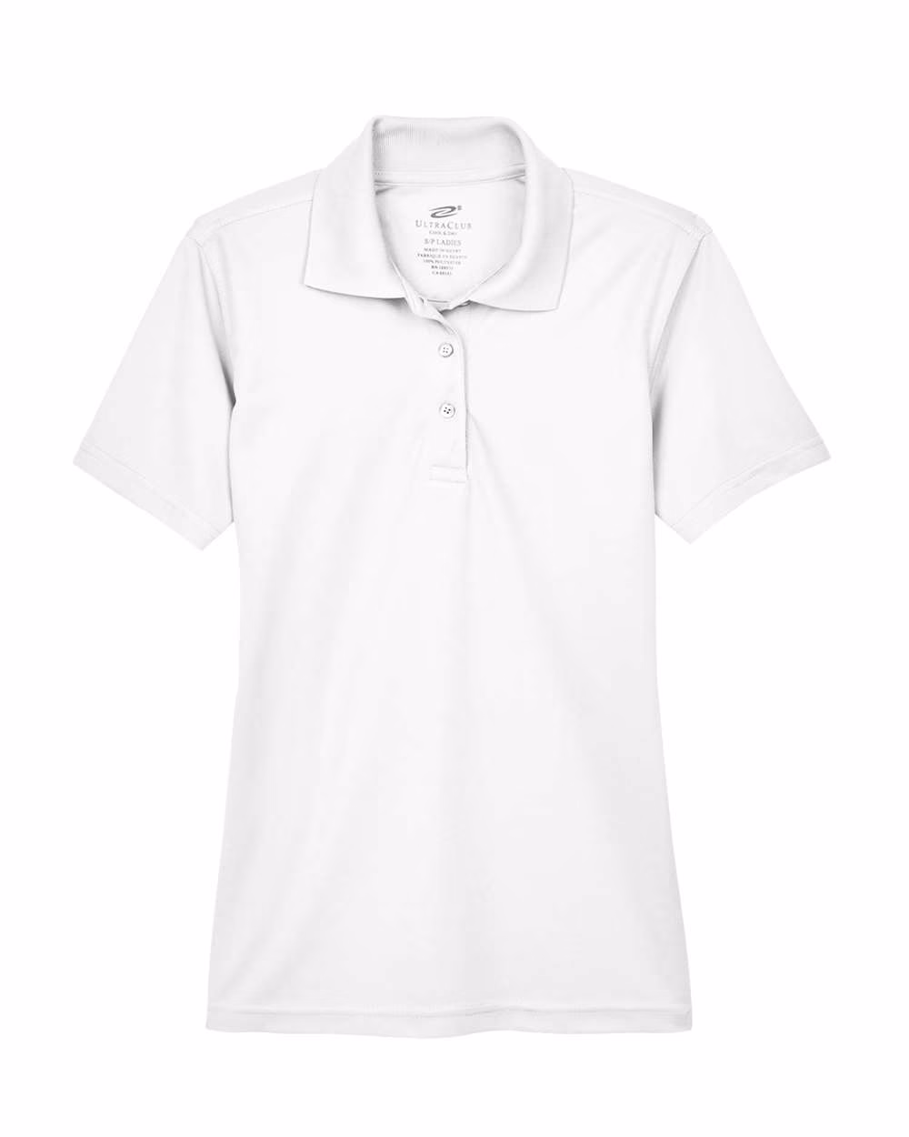 UltraClub Embroidered Women's Cool & Dry Mesh Pique Polo