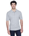 UltraClub Embroidered Men's Classic Pique Polo Thumb