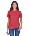 UltraClub Embroidered Women's Classic Pique Polo Thumb