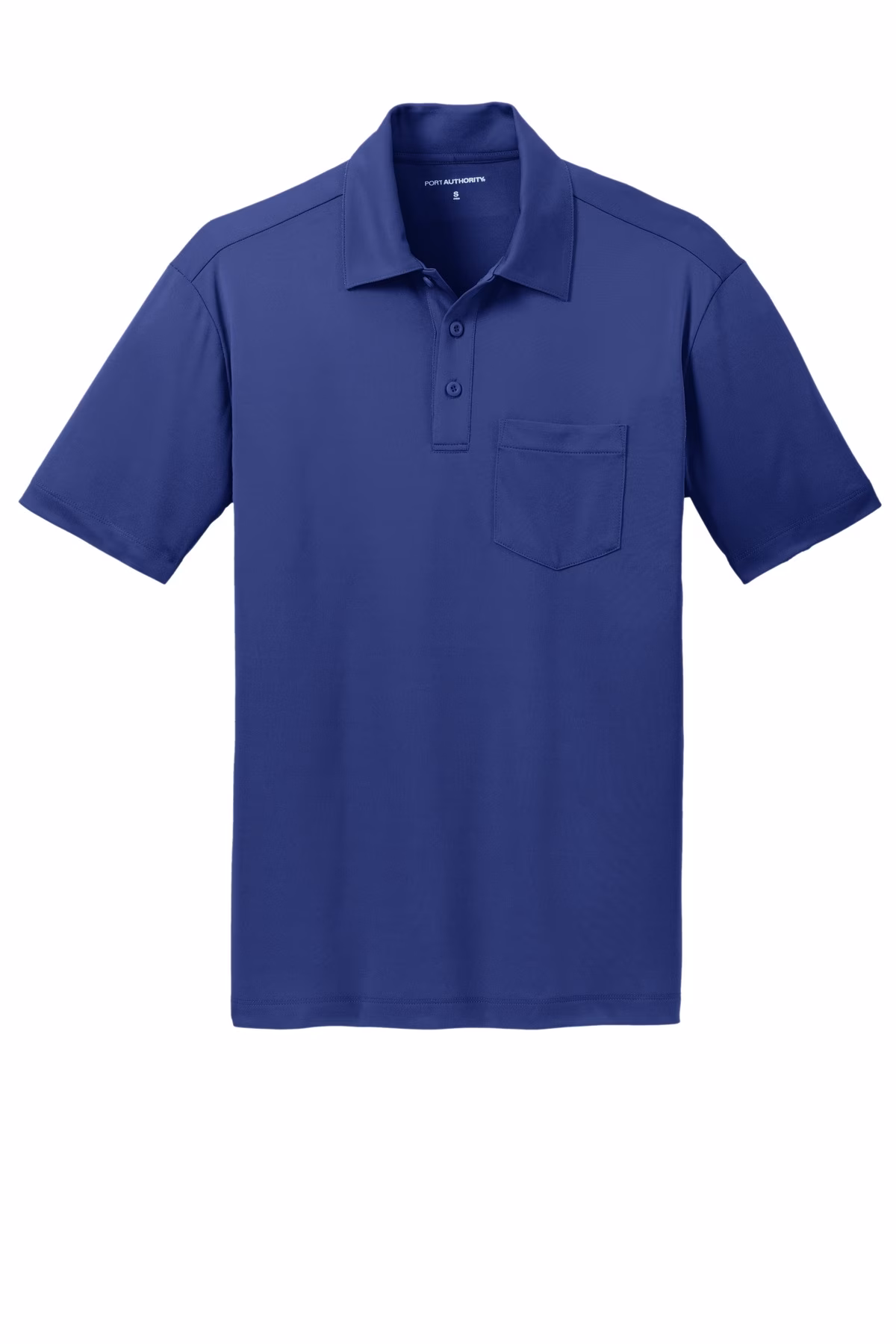 Port Authority Embroidered Men's Silk Touch Performance Pocket Polo